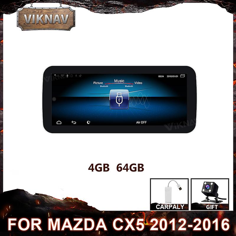 2 Din Android 10.0 Car Multimedia Radio For Mazda CX5 2012 2013 2014 2015 2016 With 8 Core 6G 128G GPS Navigation Head Unit