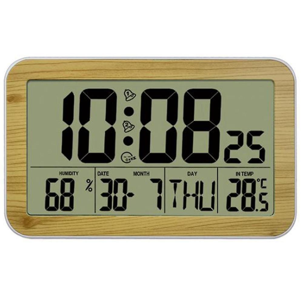 Large Screen Digital Wall Clock Home Electronic Wall Clock Student Electronic Alarm Clock Digital D