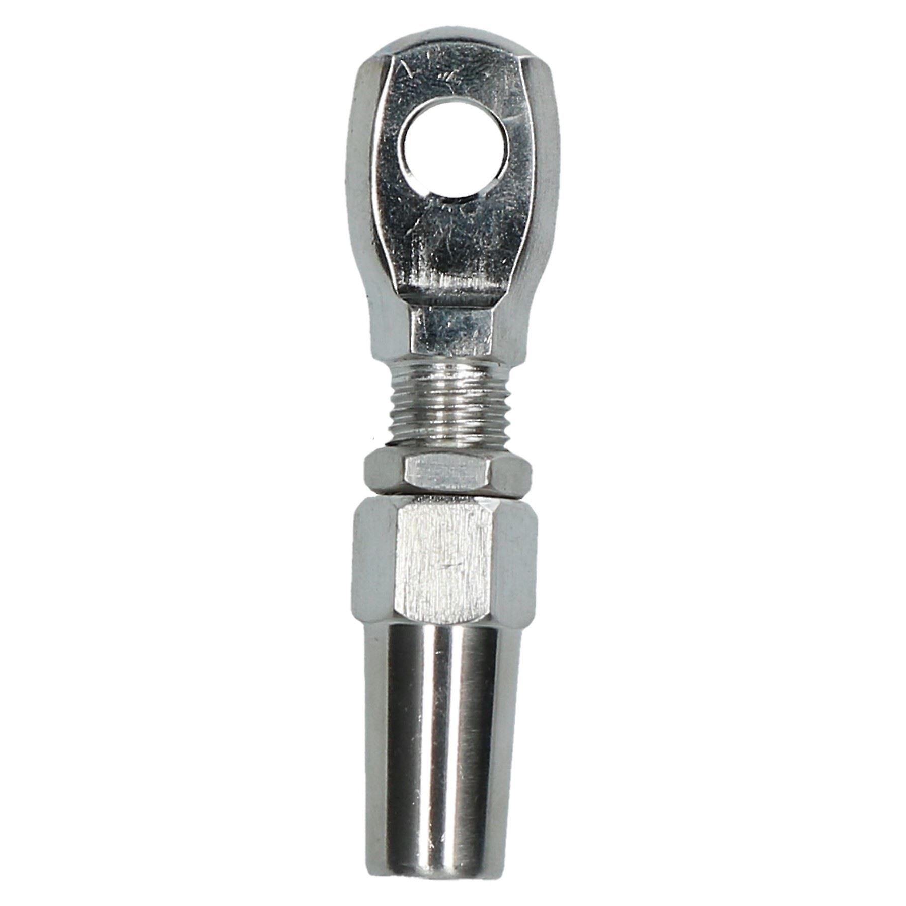 4mm Wire Cable Rope Eye Rigging Terminal Swageless DIY Fitting Stainless 316