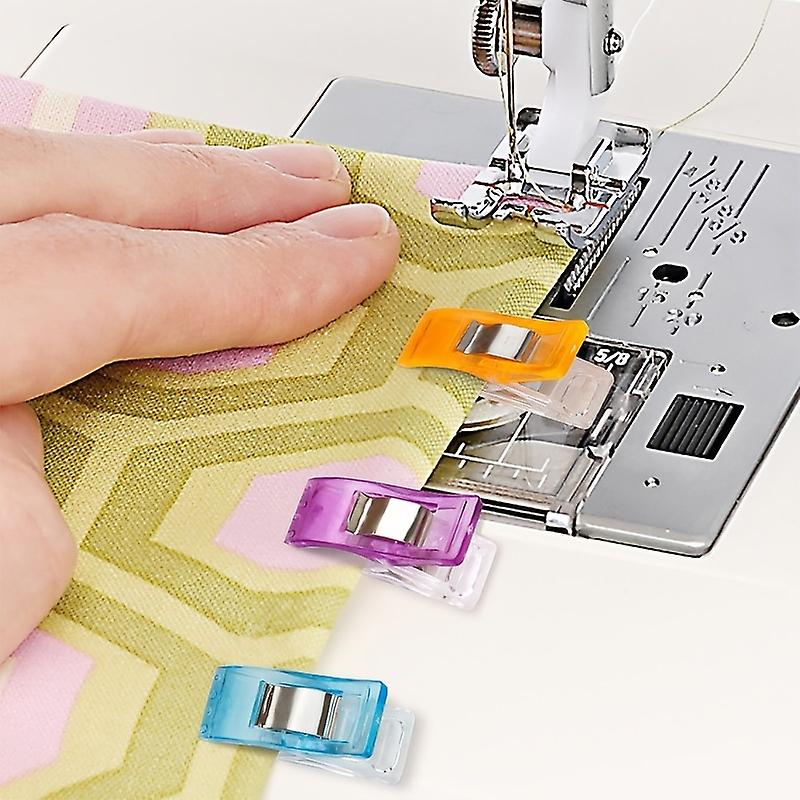 Secure Your Sewing With 50 Sturdy Plastic Clips - Better Than Pins!