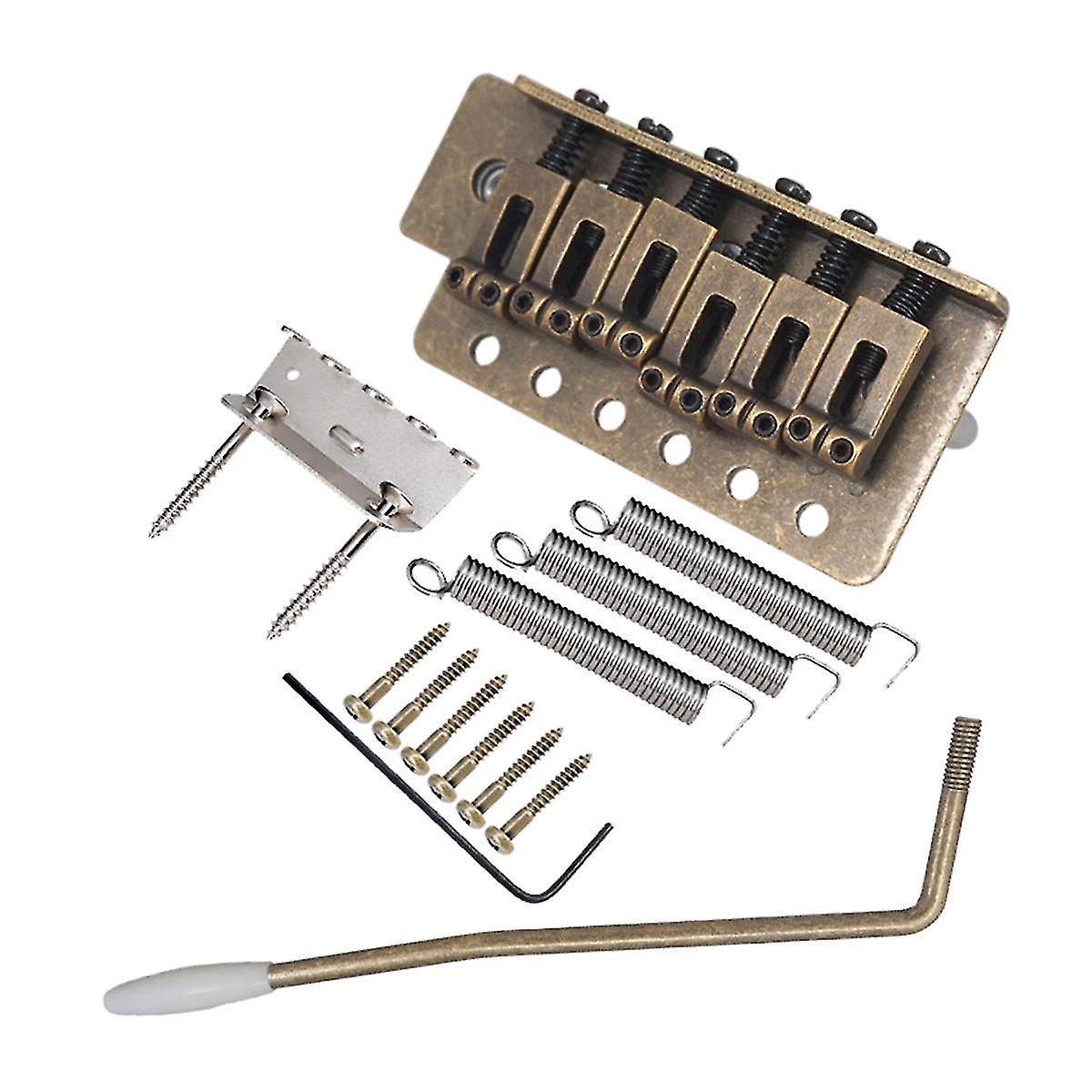 6 Strings Guitar Tremolo Bridge Single Shake Bridge Assembly Systyem Sq St Electric Guitar Accessor