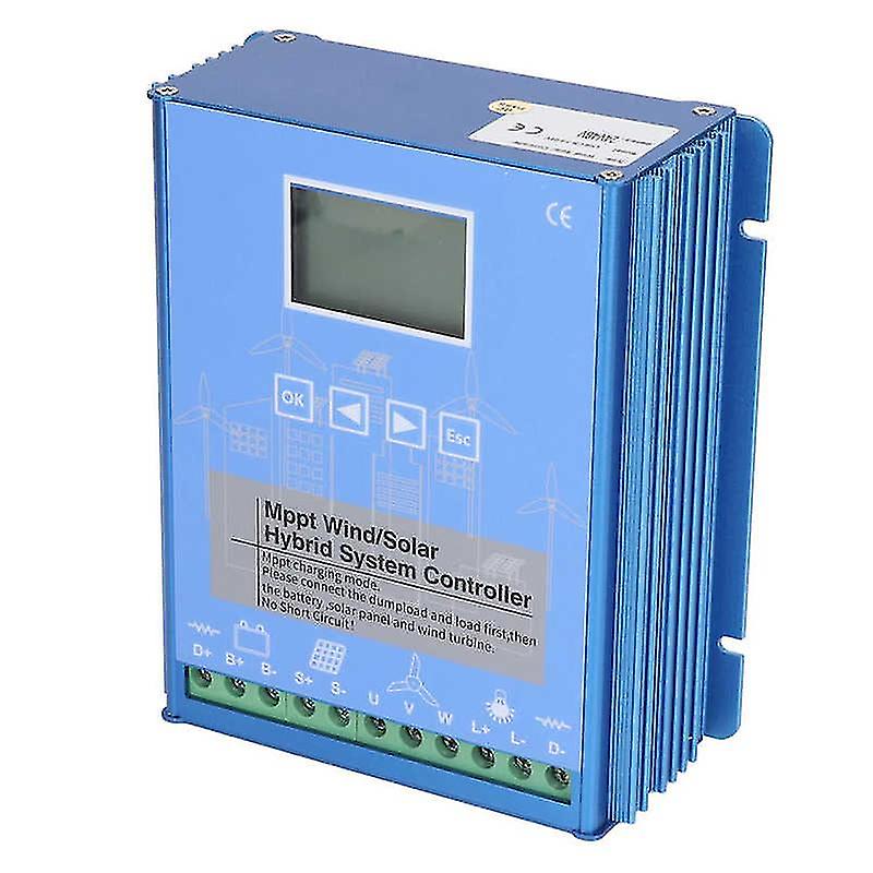 24V 48v 1000w Mppt Wind Solar Hybrid Controller Universal Lcd Energy Charge Controller Wind