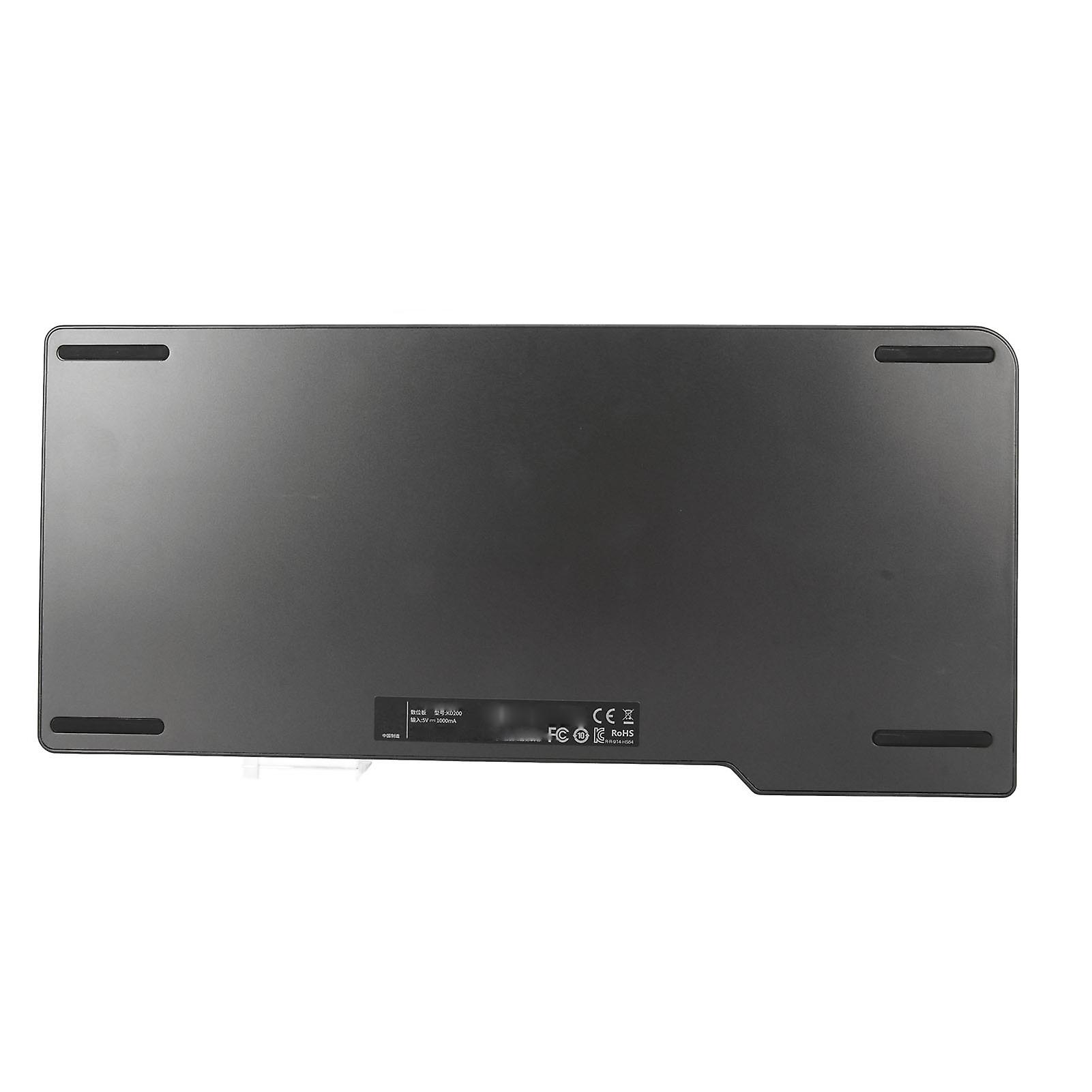 KD200 Wireless Drawing Tablet with Keyboard Dial 5 Customized Express Keys Battery Free Pen 8.9x5.6in Art Tablet