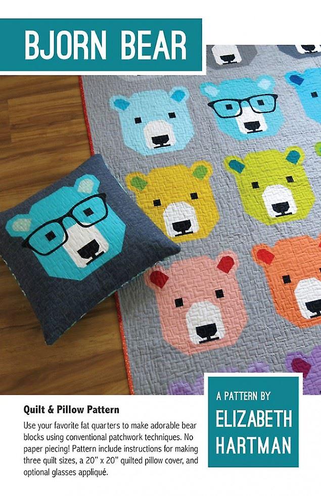 Elizabeth Hartman Quilting Pattern Bjorn Bear