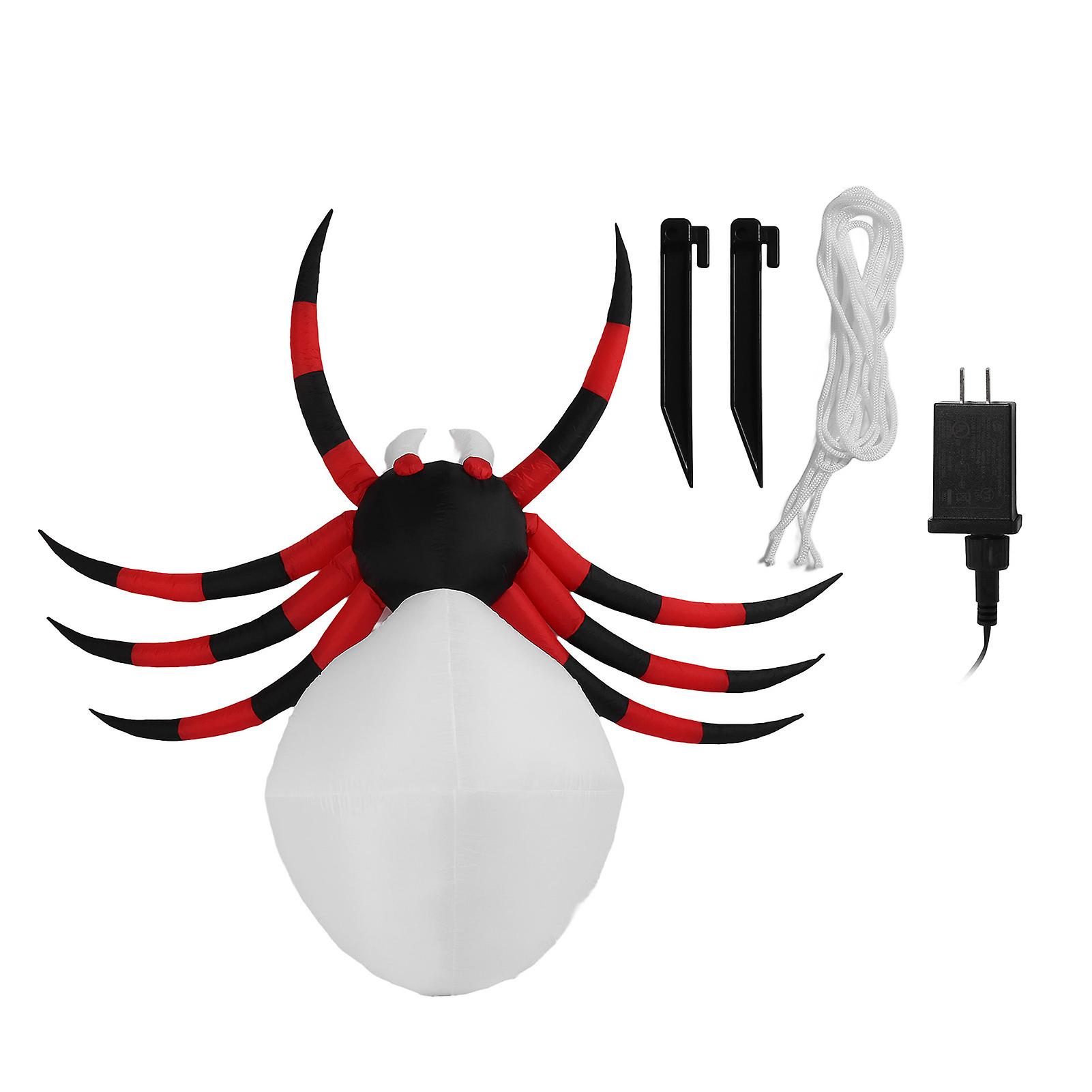 7.9ft LED Inflatable Spider for Outdoor Halloween Decor