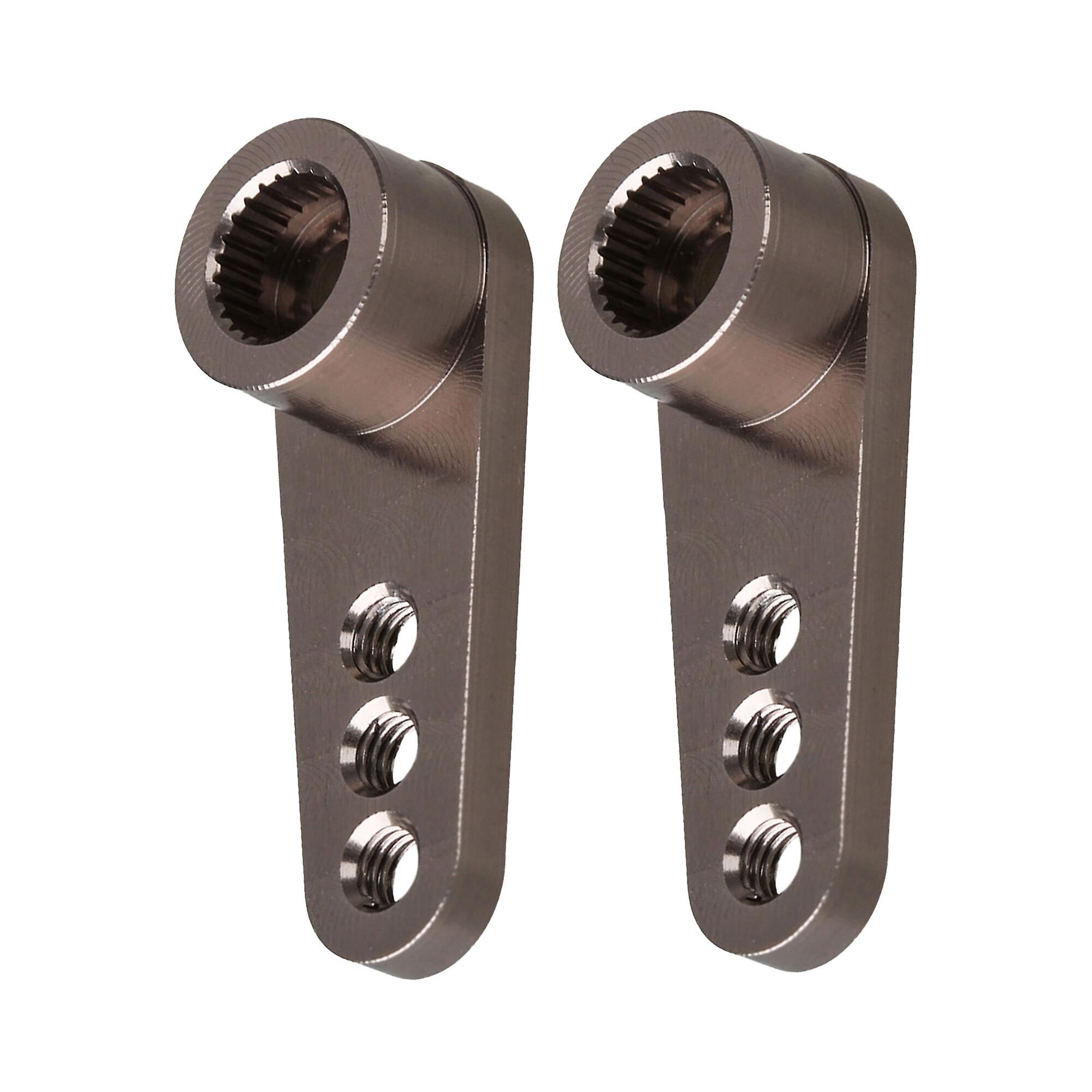 2 Pcs Al. Steering Servo Horn Arm N10086 Titanium 25T for RC1:10 1:8