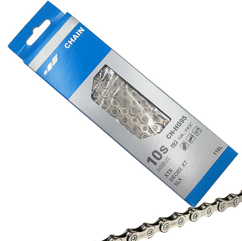 For Shimano Chain CN-HG95 10-speed DEORE XT XTR SLX HG-X SIL TEC 116 Links