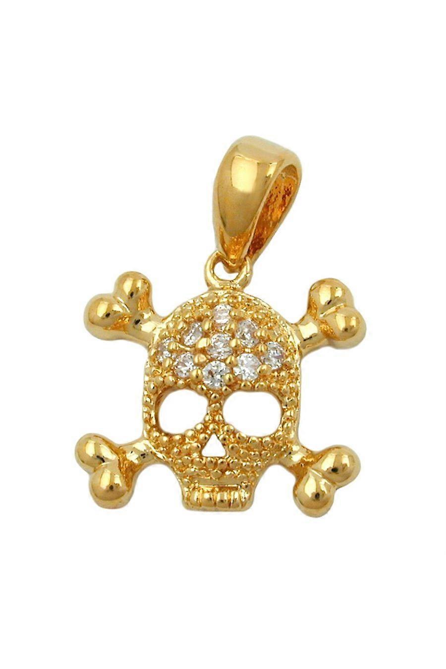 Pendant Skull 3 Micron Gold-plated - Gl30236