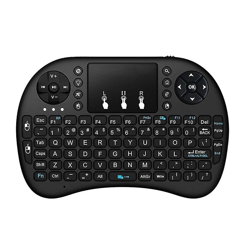 Portable Wireless Keyboard Touchpad Color Backlit Mouse