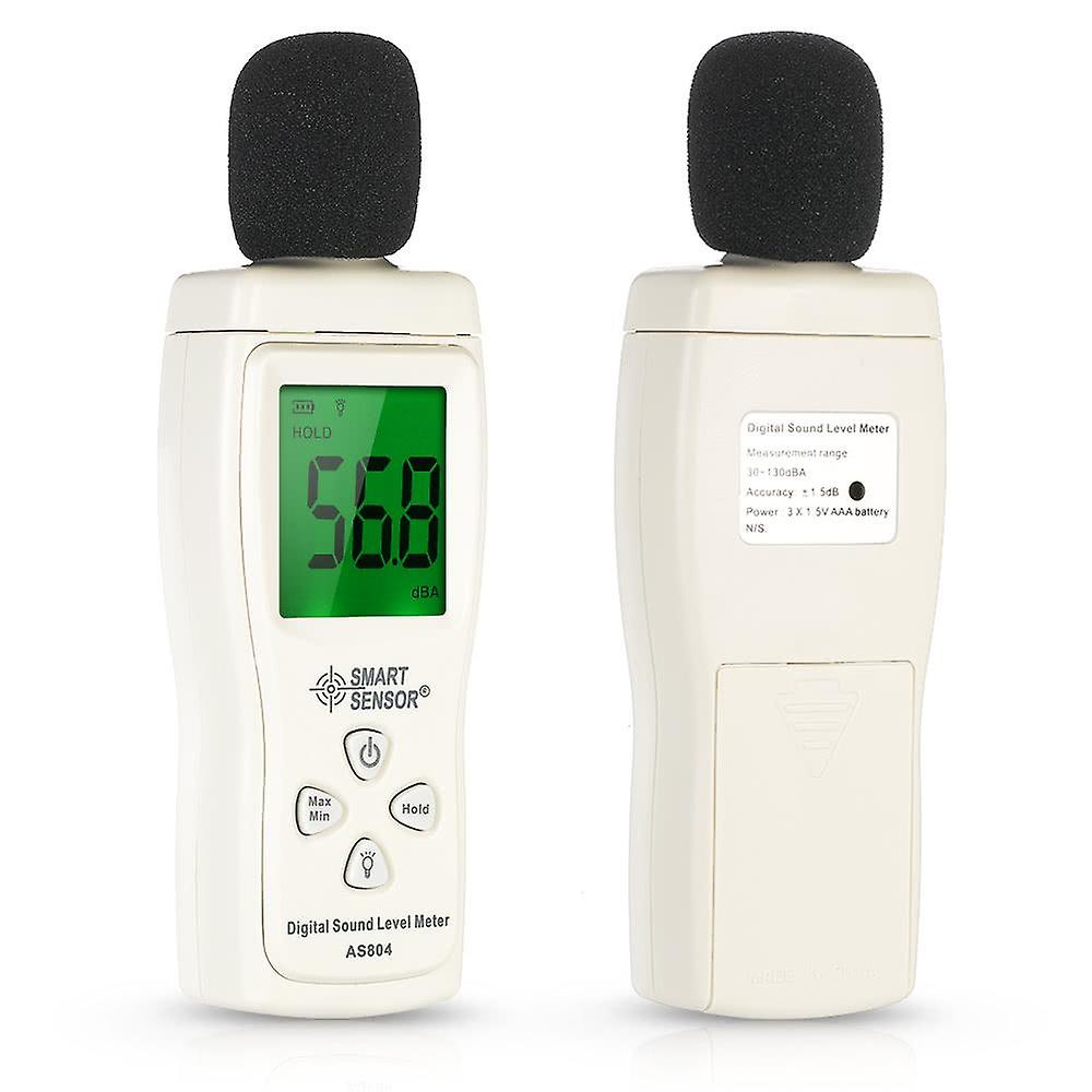 Mini Digital Sound Level Meter Lcd Display Noise Measuring Instrument Decibel Tester 30-130dba