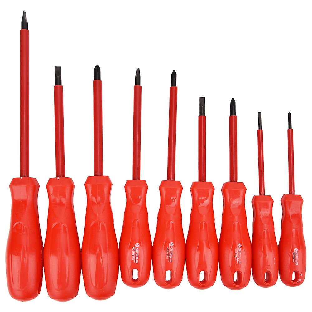 9-piece Screwdriver Set Multifunctional, Electrician Insulated