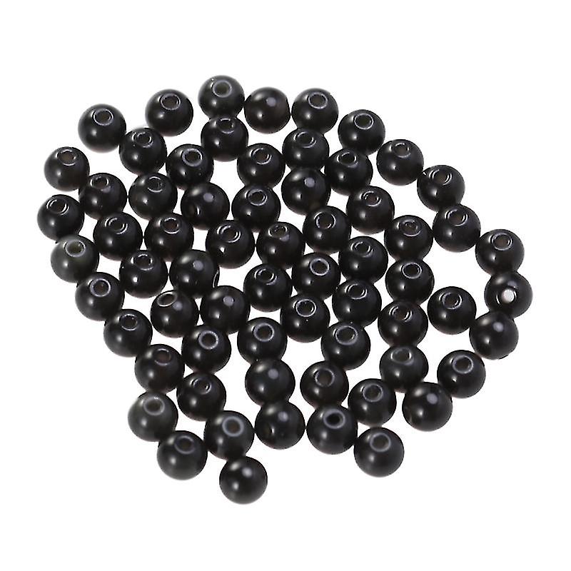 65pcs Obsidian Beads For Halloween Decorations