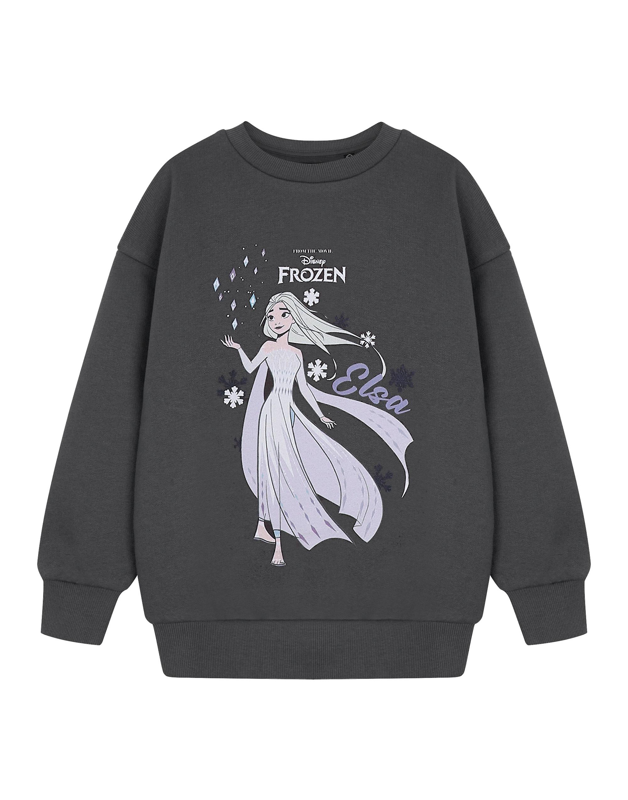 Disney x Frozen Girls 卫衣 灰色 Elsa