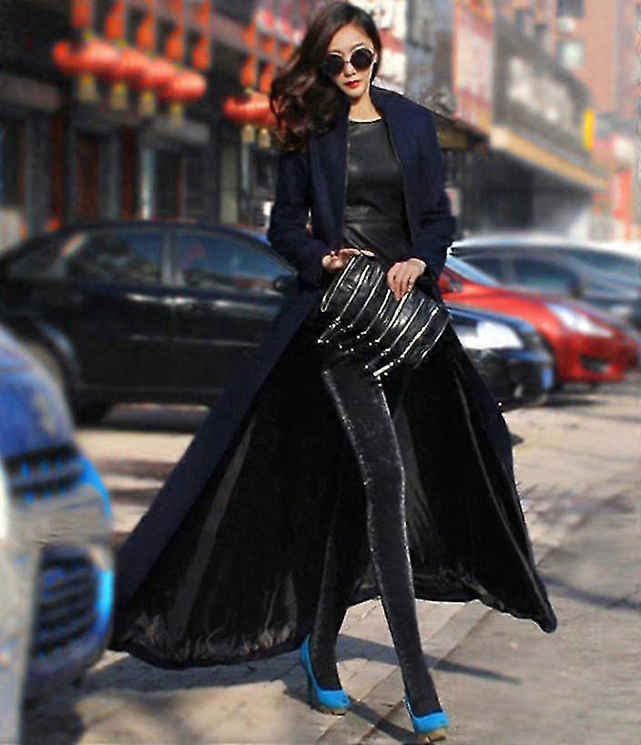 Femmes Manteau à manches longues Design Vêtements d’extérieur Maxi Hiver Automne