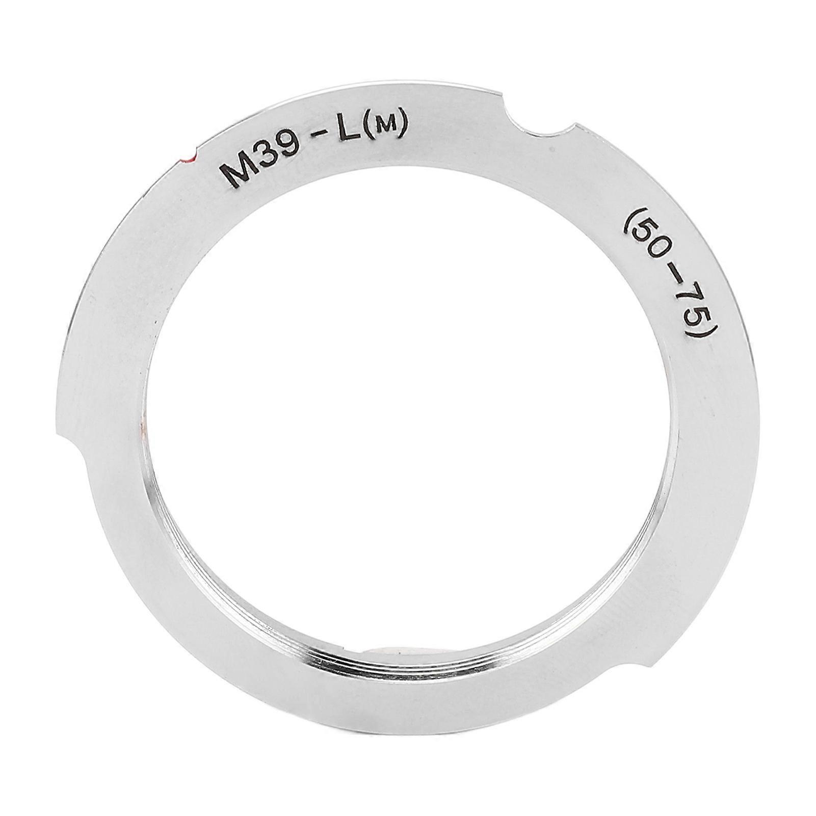 M39LM Bague d’adaptation d’objectif Monture d’adaptateur d’objectif de haute précision en alliage d’aluminium pour objectif Leica M39 LSM LTM 50mm 75mm