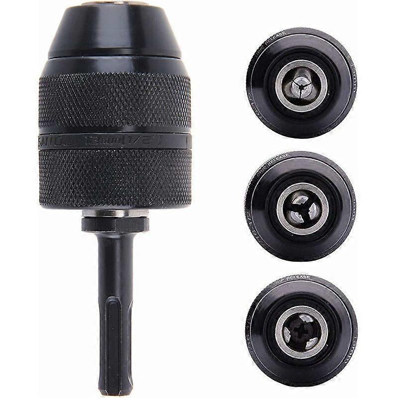 Quick Release Chuck Adapter 2-13mm Heavy Duty Professional Chuck 1/2-20UNF Quick Release Chuck Keyless Drill with SDS Adapter