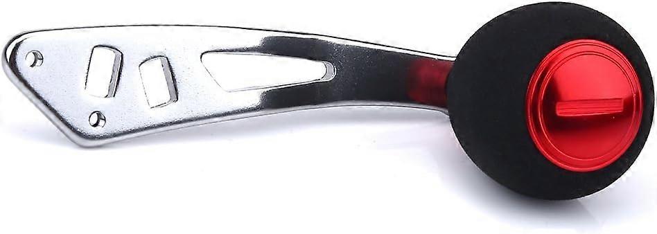 Fishing Reel Handle, Fishing Reel Electric Handle Knob Handle Rotating Fishing Reel Replacement, Red