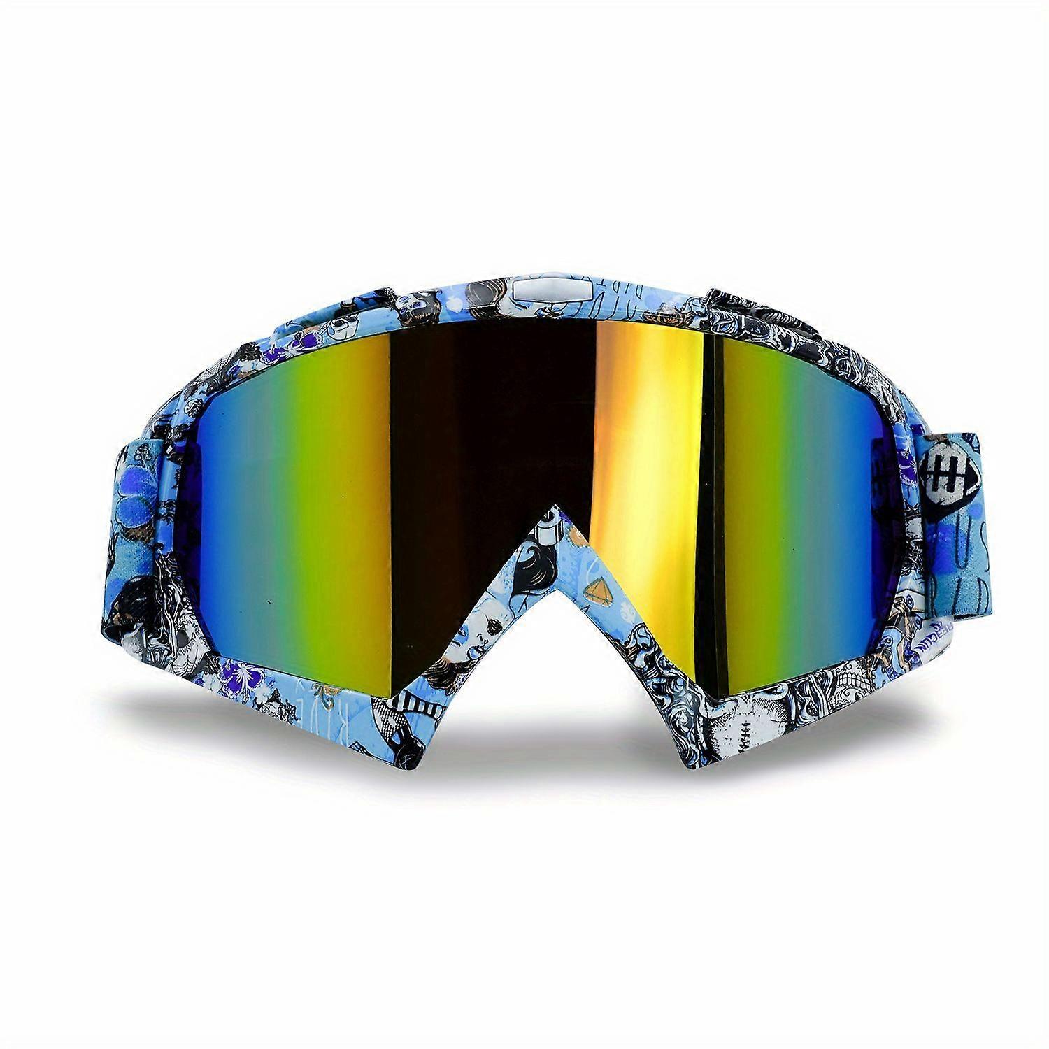 Motorcycle Goggles: Eye Protection, Windproof, Breathable, Ultra-Light, High Performance - TPU Frame