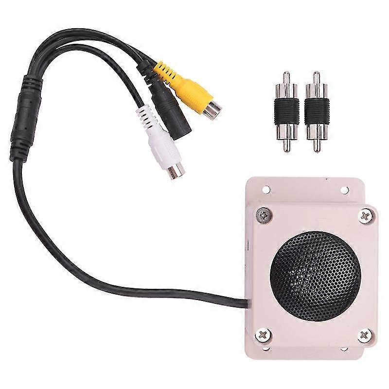 Microphone Speaker Device For Security Camera Outdoor Waterproof For Ip Camera Audio Recording Two