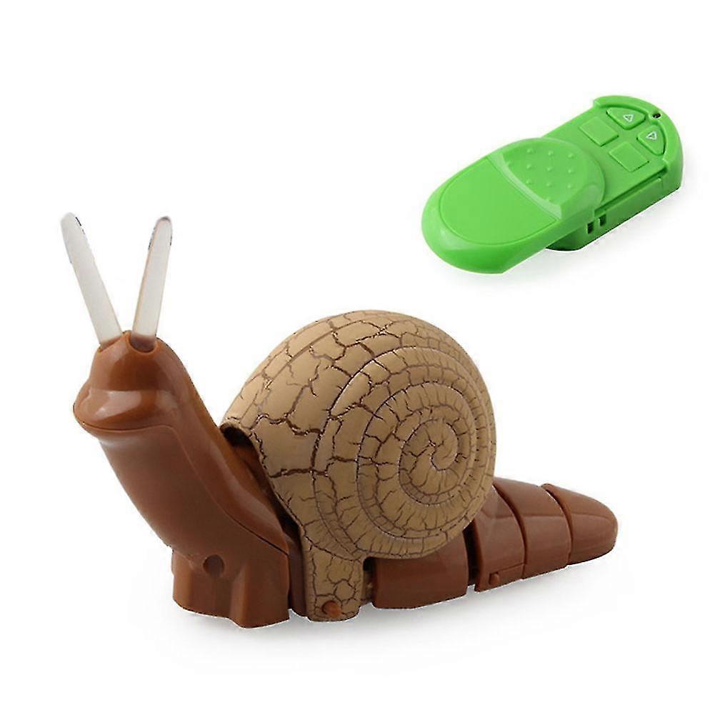 Funny Infrarød fjernkontroll Realistisk Snail Animal Model Kids Toy Prank Prop