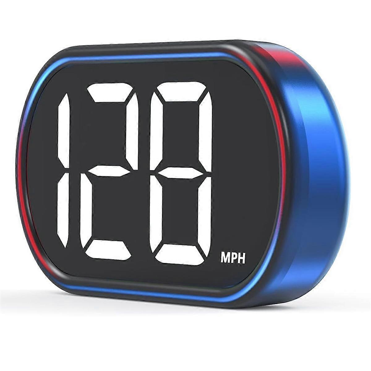Car HUD Up Display,X2 GPS Speedometer, Digital Speedometer MPH with LED Large Font, Plug & Play, for All Cars