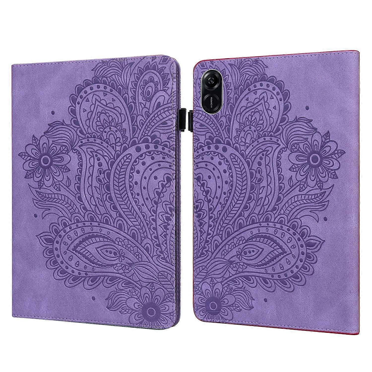 Peacock Leather Tablet Case For Honor Pad X9