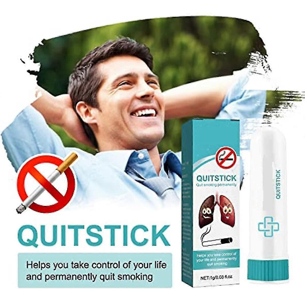 Quit Stick, Easy To Use Inhaler, Helps Quit Smoking Natural Suppressant, Quit Cravings