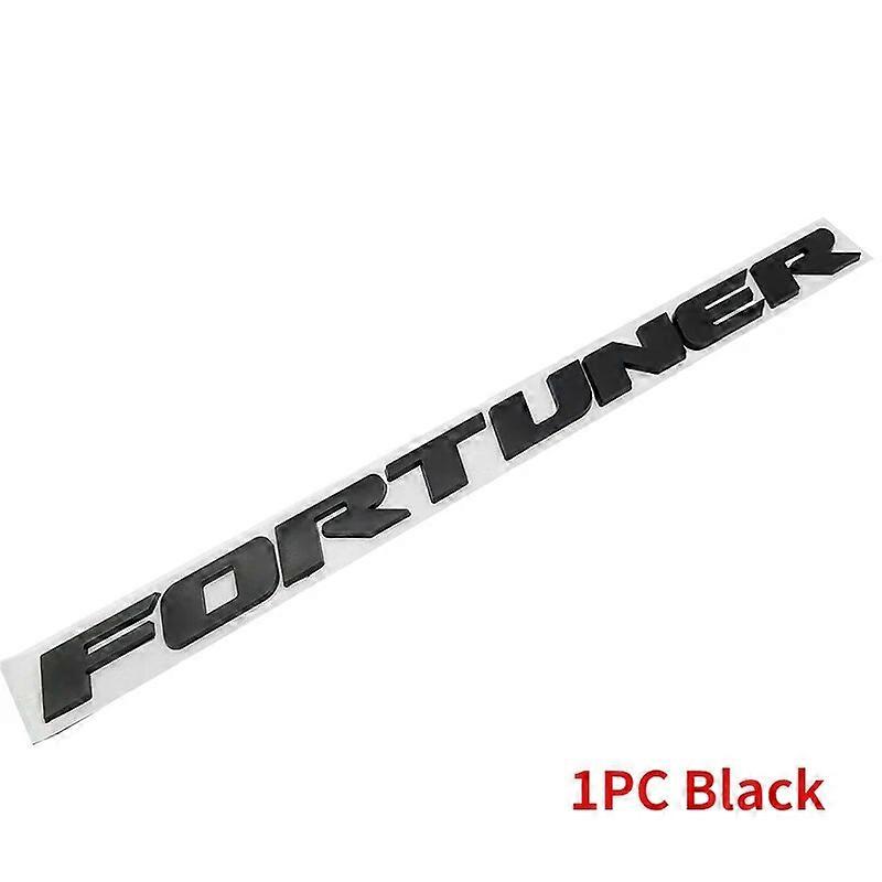 3D Letter Emblem Rear Trunk Styling Logo Sticker Tailgate Decal For Fortuner