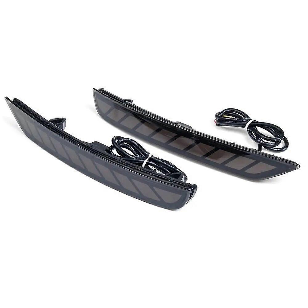 1 Pair For Subaru Forester 2008 2009-2019 LED Rear Bumper Reflector Light Brake DRL Turn Signal Light 2 / 3 Functions Tail Lamp