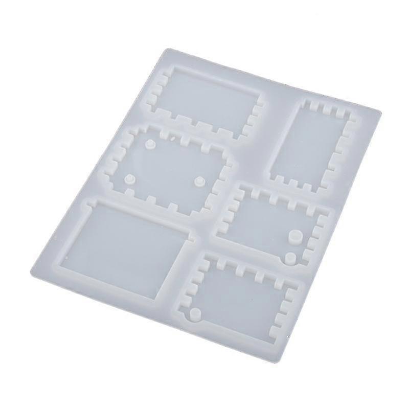 Music Box Epoxy Resin Mold Keychains Pendant Message Box Silicone Mould Diy Crafts Home Ornaments Casting Tools