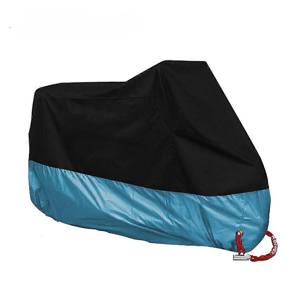 Motorcycle Cover Waterproof Dustproof UV Protective Outdoor Isolation-E
