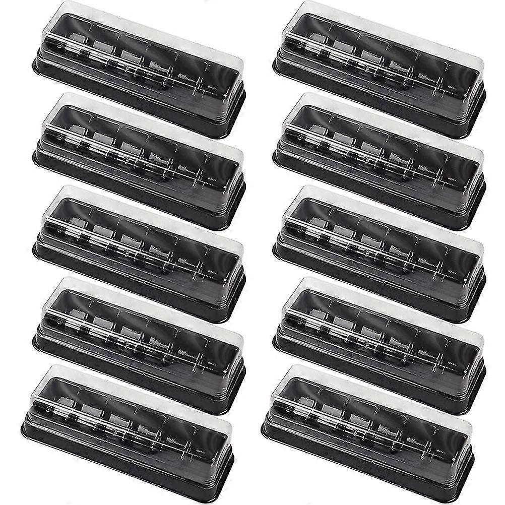 10Pcs Bakery Pastry Boxes Compact Macaron Cases Multi-function Macaron Packing Boxes