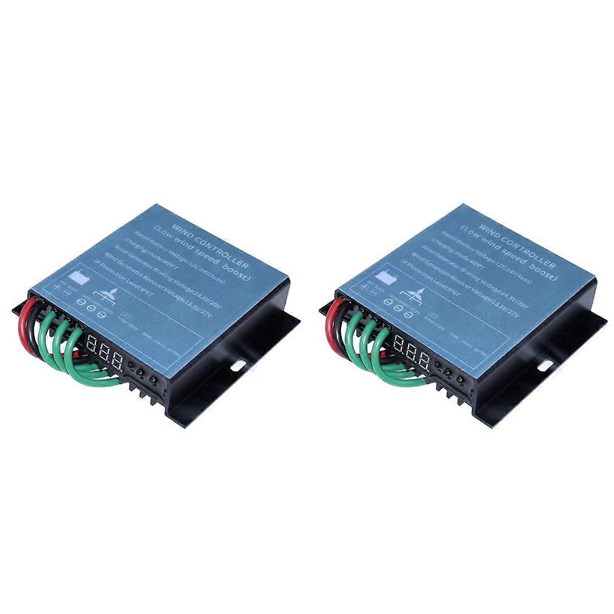 2X Wind Driven Generator Controller 12/24V 800W MPPT Charge Controller Wind Turbine Generator Contr
