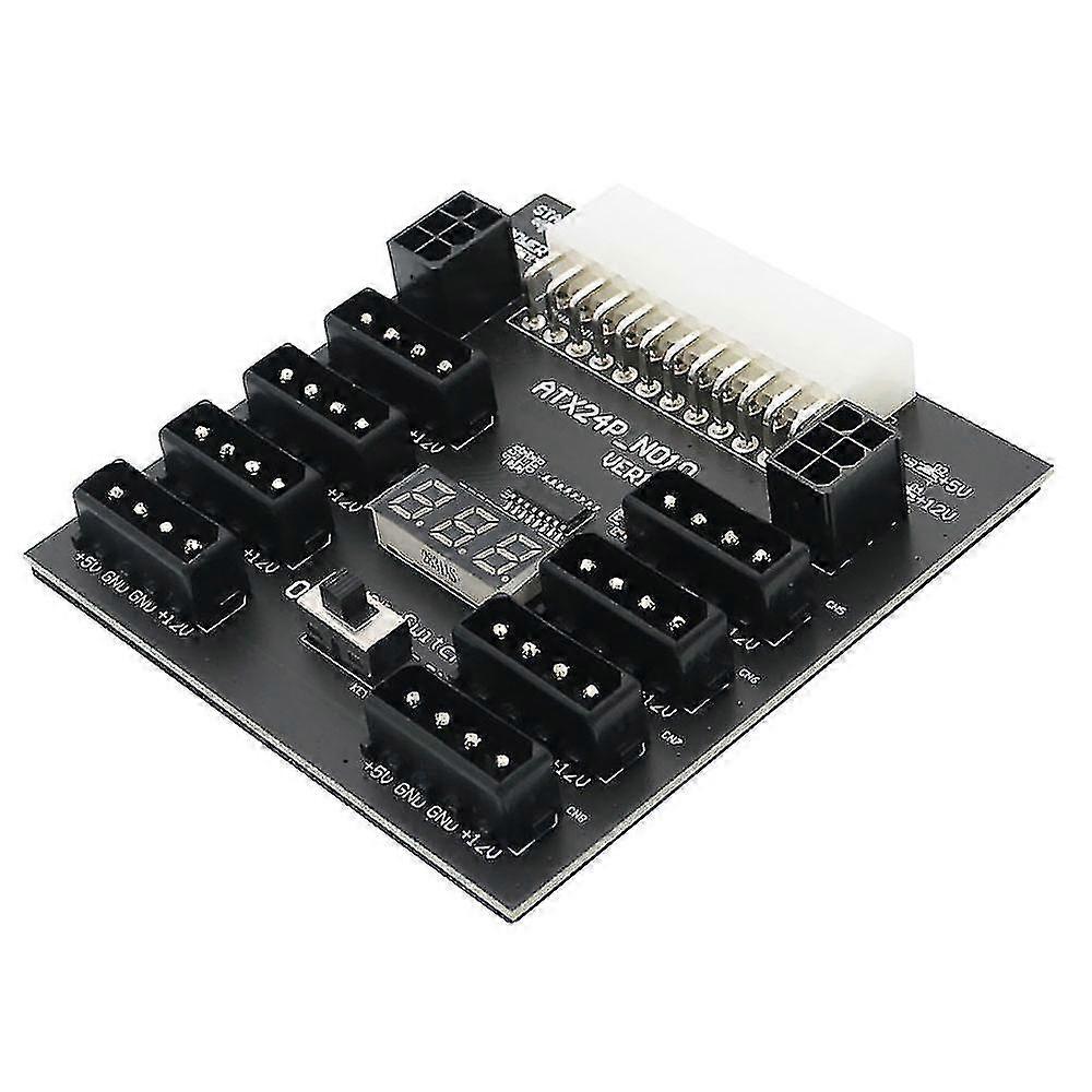upgrade version atx power supply breakout board with 4pin and 6pin
