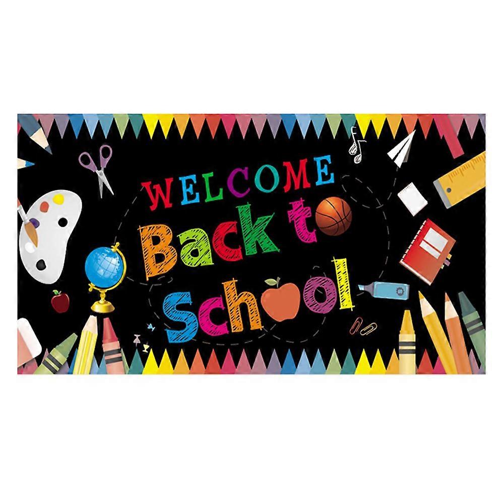 Back to School Banner, First Day of School Backdrop Banner , Back to School Party Decorations Supp
