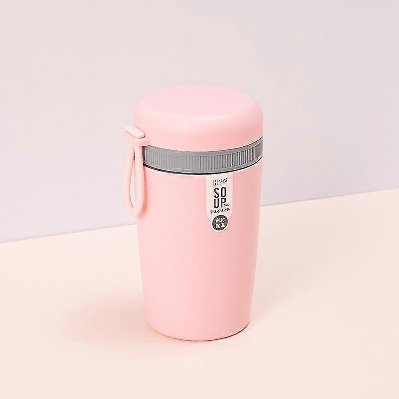 580ml Coffee Soup Mug for Students Wide Mouth Rice Bucket Insulated Food Jar for Porridge Milk Yogurt