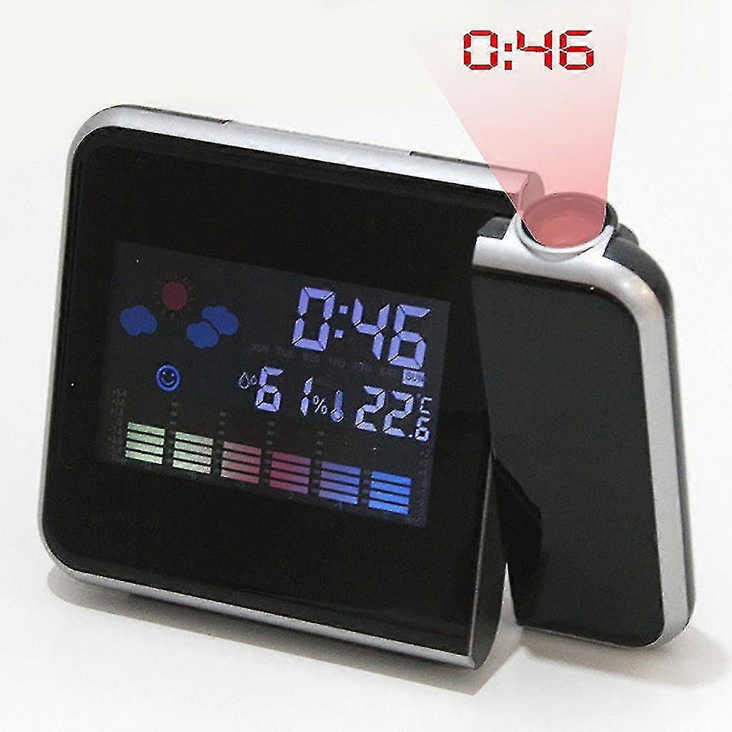 2024 Projection Alarm Clock With Date  LED Digital Clock