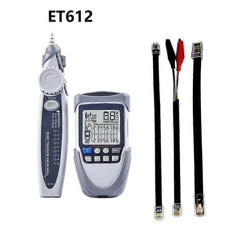 Network Cable TesterWire Tracker PoE Test Digitalized Cable Tracing Breakpoint Ethernet Cable Checking Line Finder