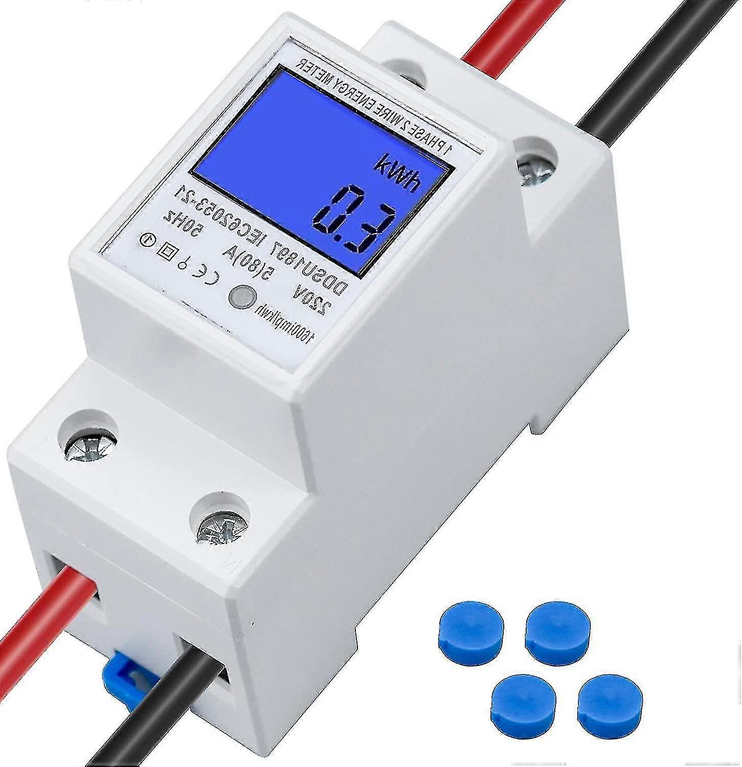 Single-phase Electric Meter 5-80 A 230v 50hz Digital Electric Meter