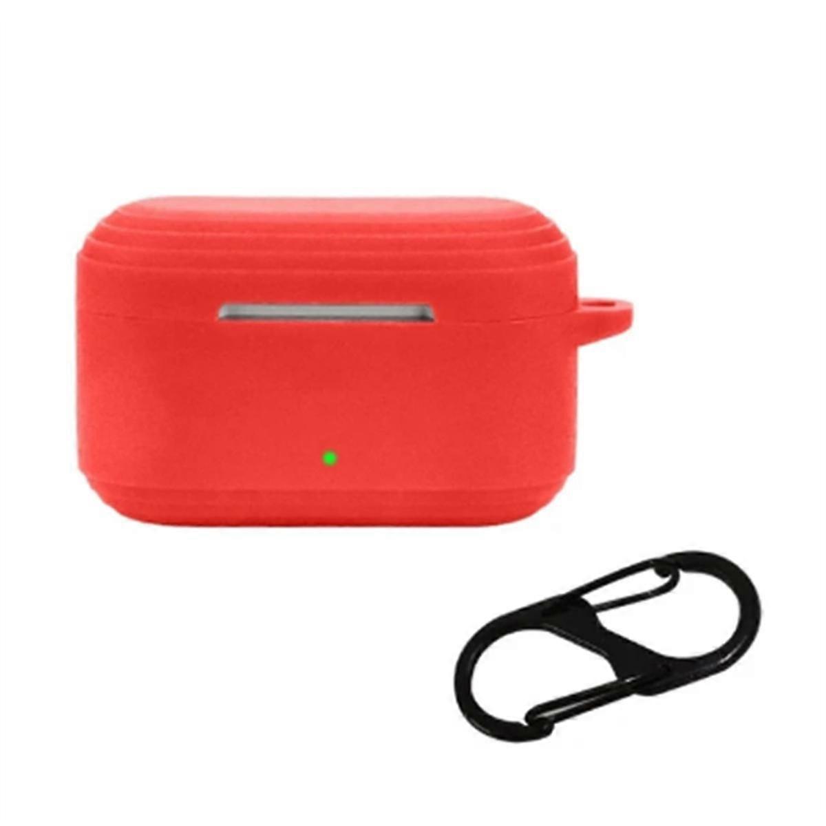Protective Carrying Case Shockproof for II Headphone Dustproof Soft Housing Washable(Red)
