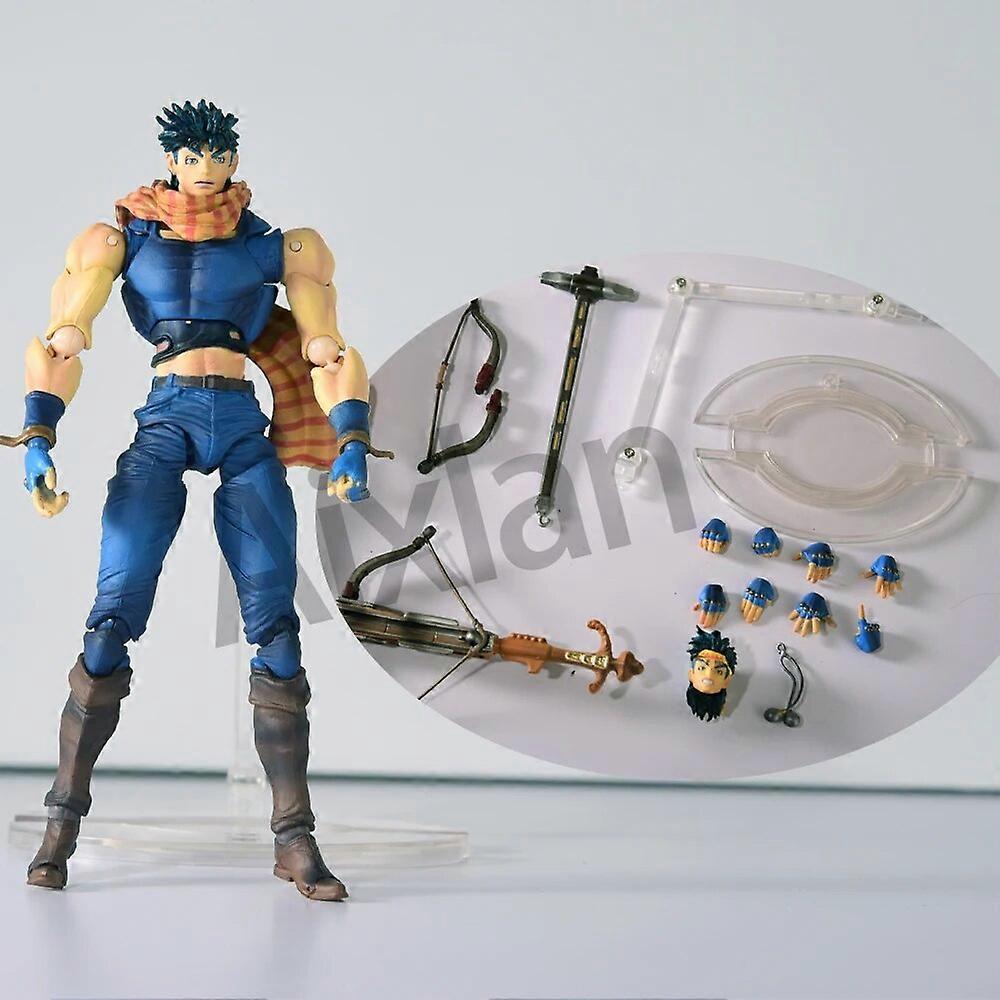 Jilijia, Figura di JoJo dell'anime di Jonathan Joestar/Star Platinum/Jotaro, action figure in stile anime, modellino da collezione, bambola, ideale come decorazione per desktop o come regalo