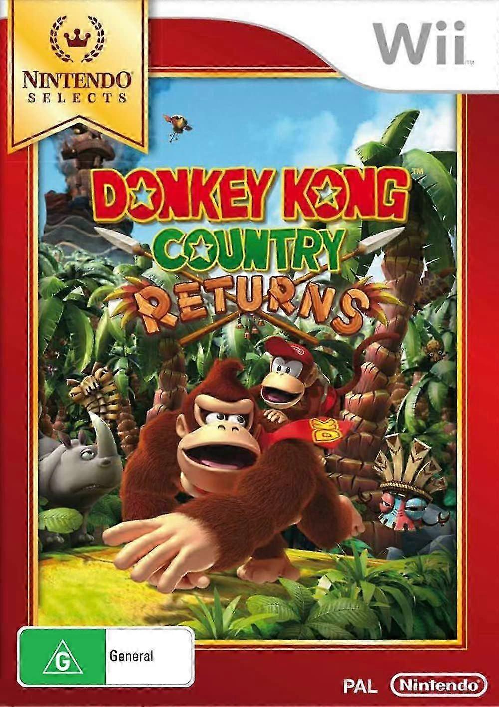 Donkey Kong Country Returns (Selects) Wii Game