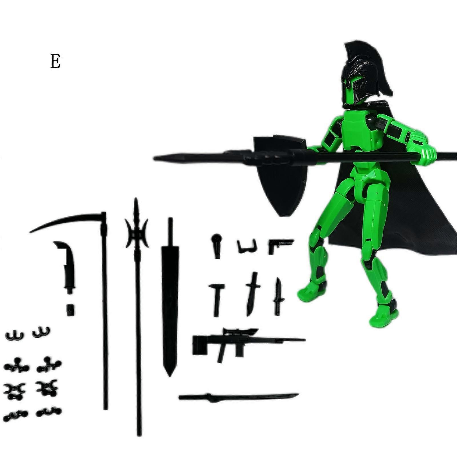 The Fourth Generation Of Multi Action Figures Knight Series Decompression Toys Printed Figures Flye1952