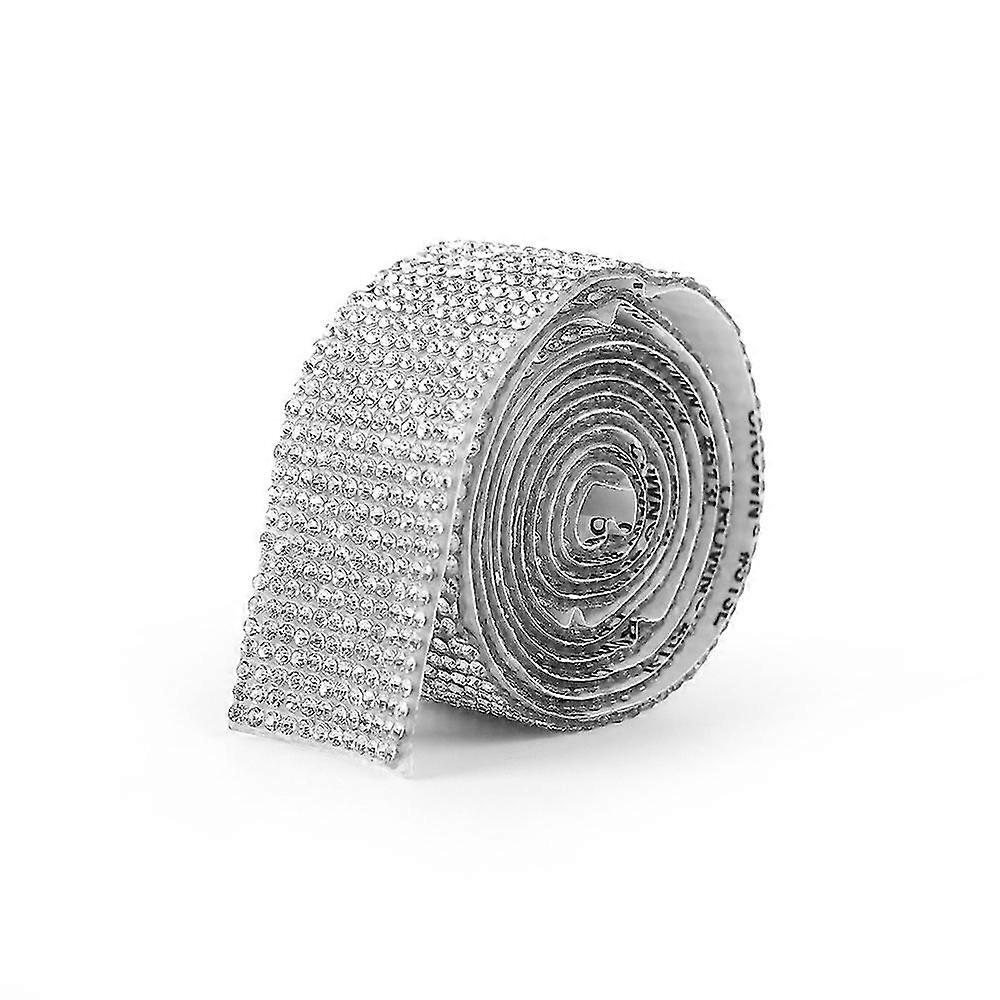 Durable Glitter Diamond Self-adhesive Tape/ Multiple Sizes Glass Rhinestone