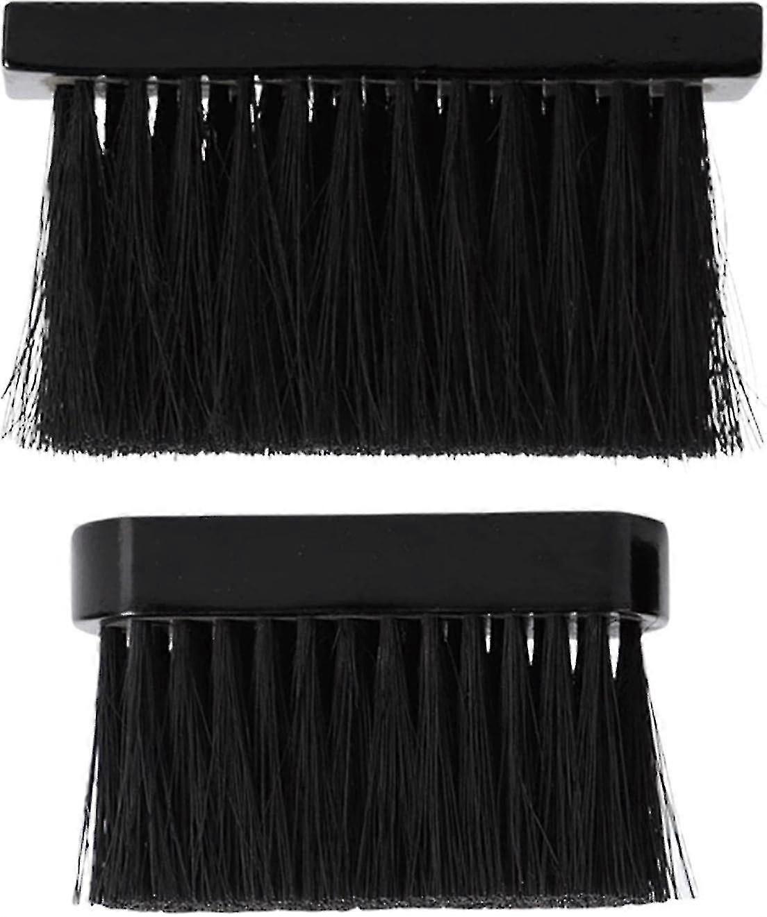 暖炉用ブラシ 2個セット 木製ハンドル付き 耐久性のある長方形交換用詰め替え用 ファイヤーピット 炉床 薪 暖炉 グリル用 ファイヤーピット 炉床 Jrkz