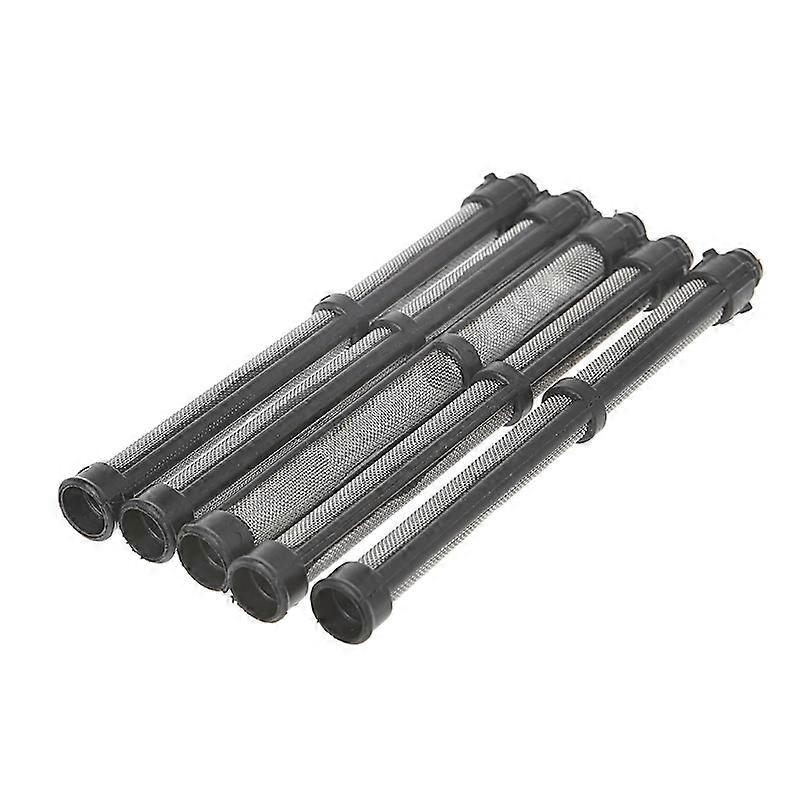5Pcs Black 60 Mesh Airless Pump Filter For Airless Spray Gun Replacement Tools
