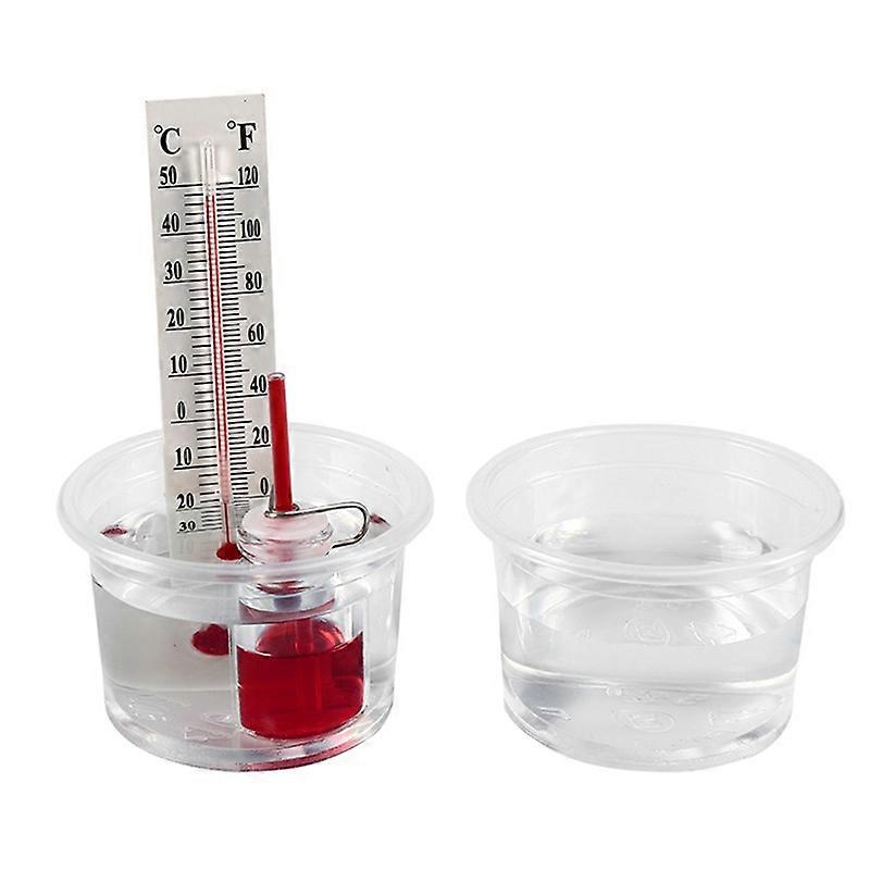 1 Set DIY Thermometer Creative Hands-on Ability Plastic Students Science Thermometer Toy for Students KAESI KAESI