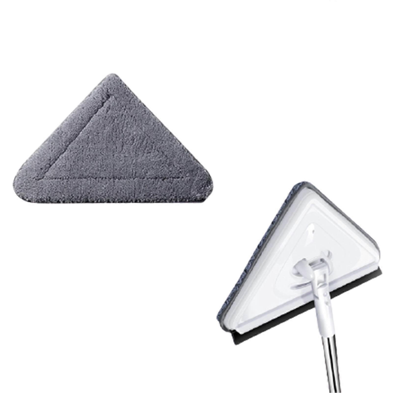 Glass Window Sanitary Wiper Flexible Handle Rotatable Triangle Mop Cleaning Tool KAESI