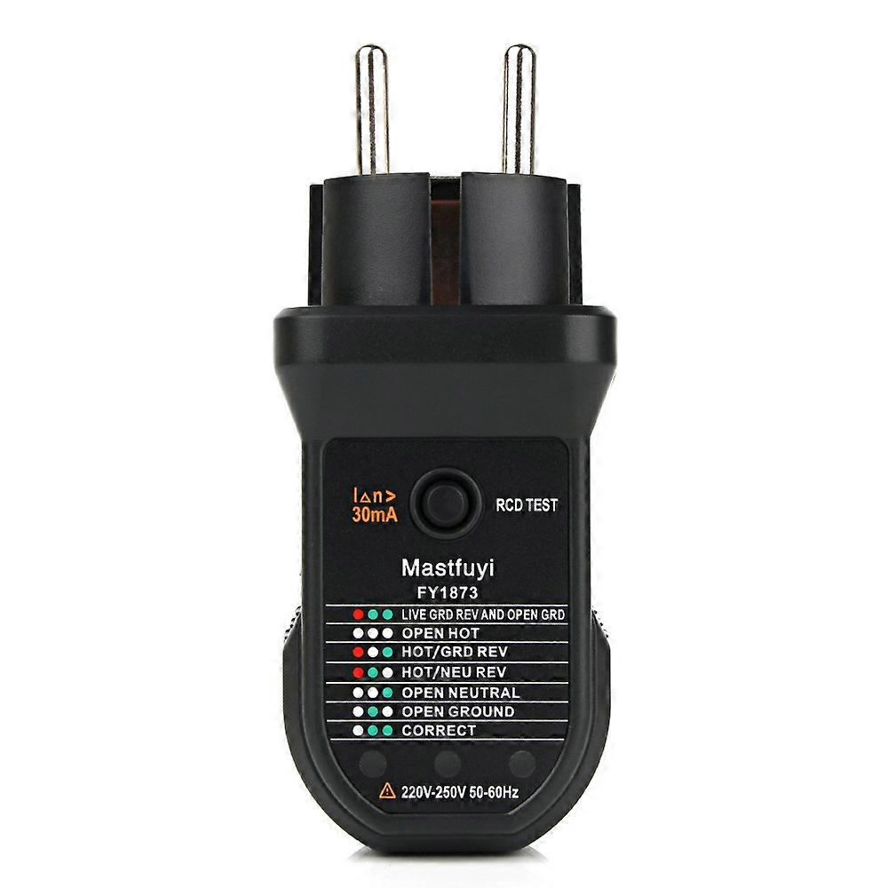 Advanced RCD Electrical Socket Tester, Electrical Leakage Tester