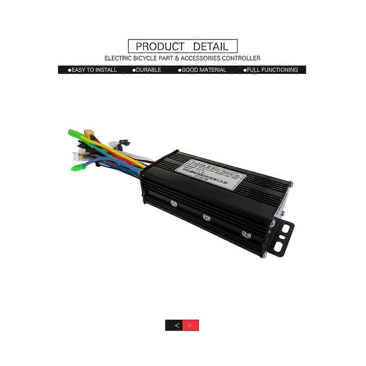 24v/36/48v E-bike Sine Wave 26a 500/750w Sm Three Mode Brushless Controller Electric Scooter Electr